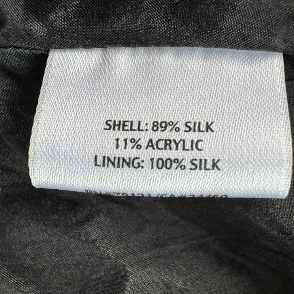 Eileen Fisher Eclipse Jacquard Silk Jacket Women's Size Small Artsy Lagenlook - Picture 11 of 12